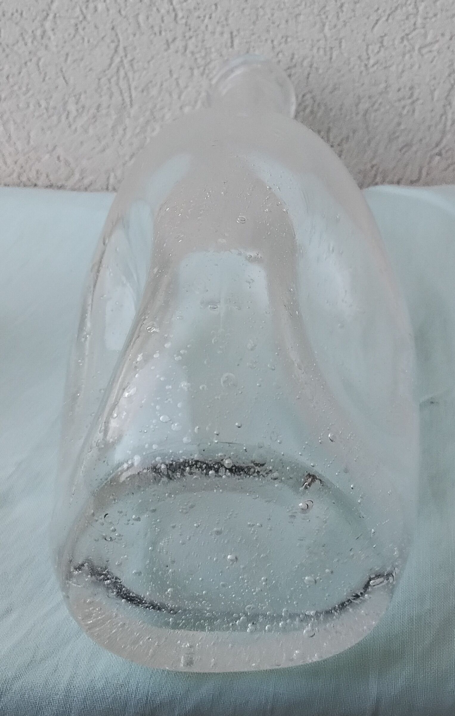 Bubble glass carafe bottle