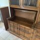 Ercol library cabinets storage England in elm