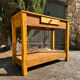 Old wooden workbench