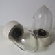 2 lamps, wall lamp or table lamp, ball shape, 50s