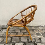 Fauteuil rotin enfant
