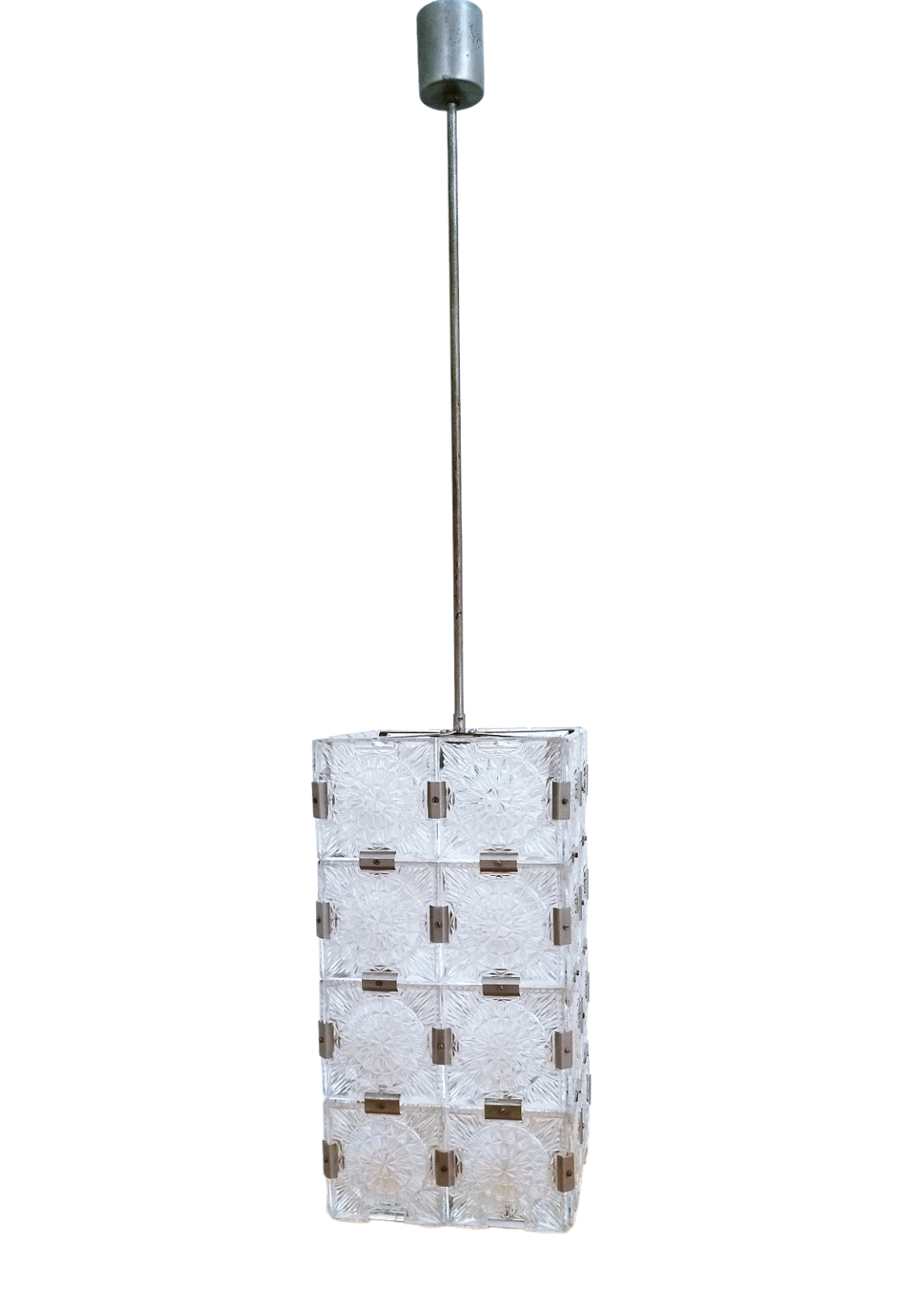 Pendant lamp Kamenický Šenov, Czechoslovakia 60s