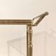 Golden brass serving