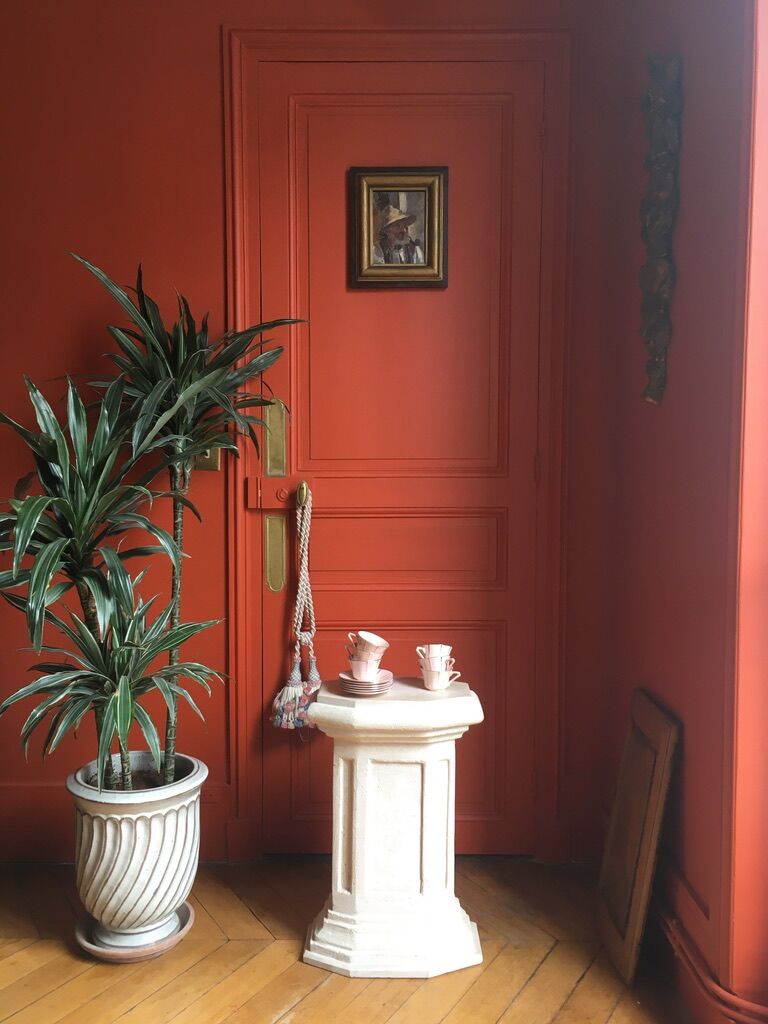 Saint Amand tiled coffee set circa 1930