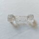 Set of 10 antique twisted moulded glass knife rests – Art Deco style