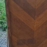 Vintage gold oak row feet compass from the 50s