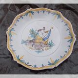 2 plates faience of Nevers decoration Revolutionary