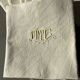 Lot of 6 old monogrammed table napkins