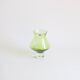 Space age green vase by Bo Borgstrom for Aseda Sweden 1960s