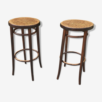 Pair of bar Thonet stool