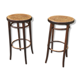 Pair of bar Thonet stool