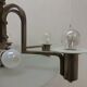 Lustre en métal fonctionnalisme Tchécoslovaquie 1930 art déco
