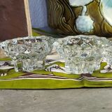Bougeoir en verre vintage