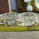 Bougeoir en verre vintage