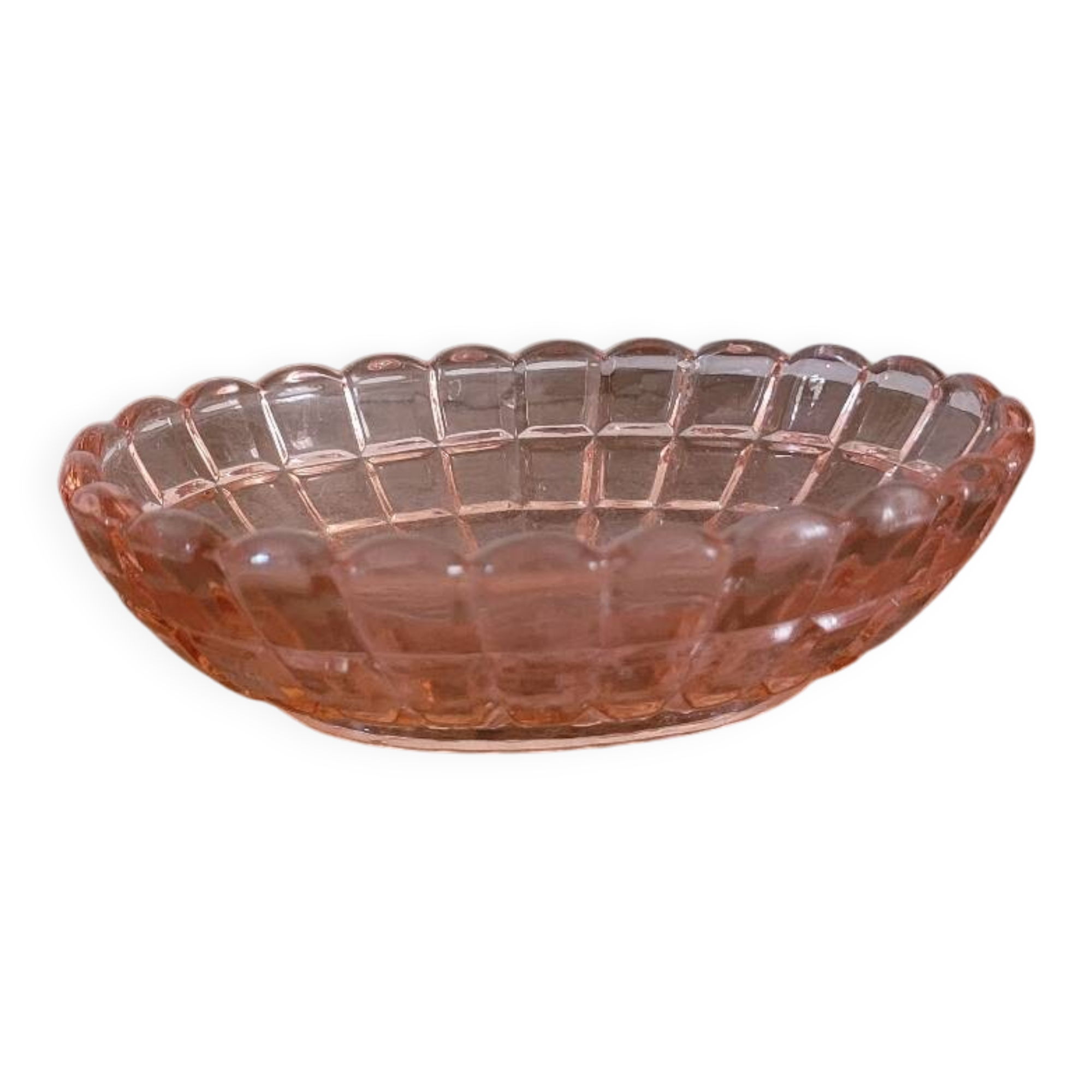 Baccarat molded crystal serving dish