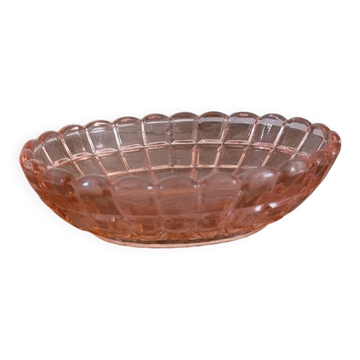 Baccarat molded crystal serving dish