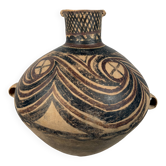 Vase en terre cuite peinte période néolithique, Yangshao 4500-3000 BC