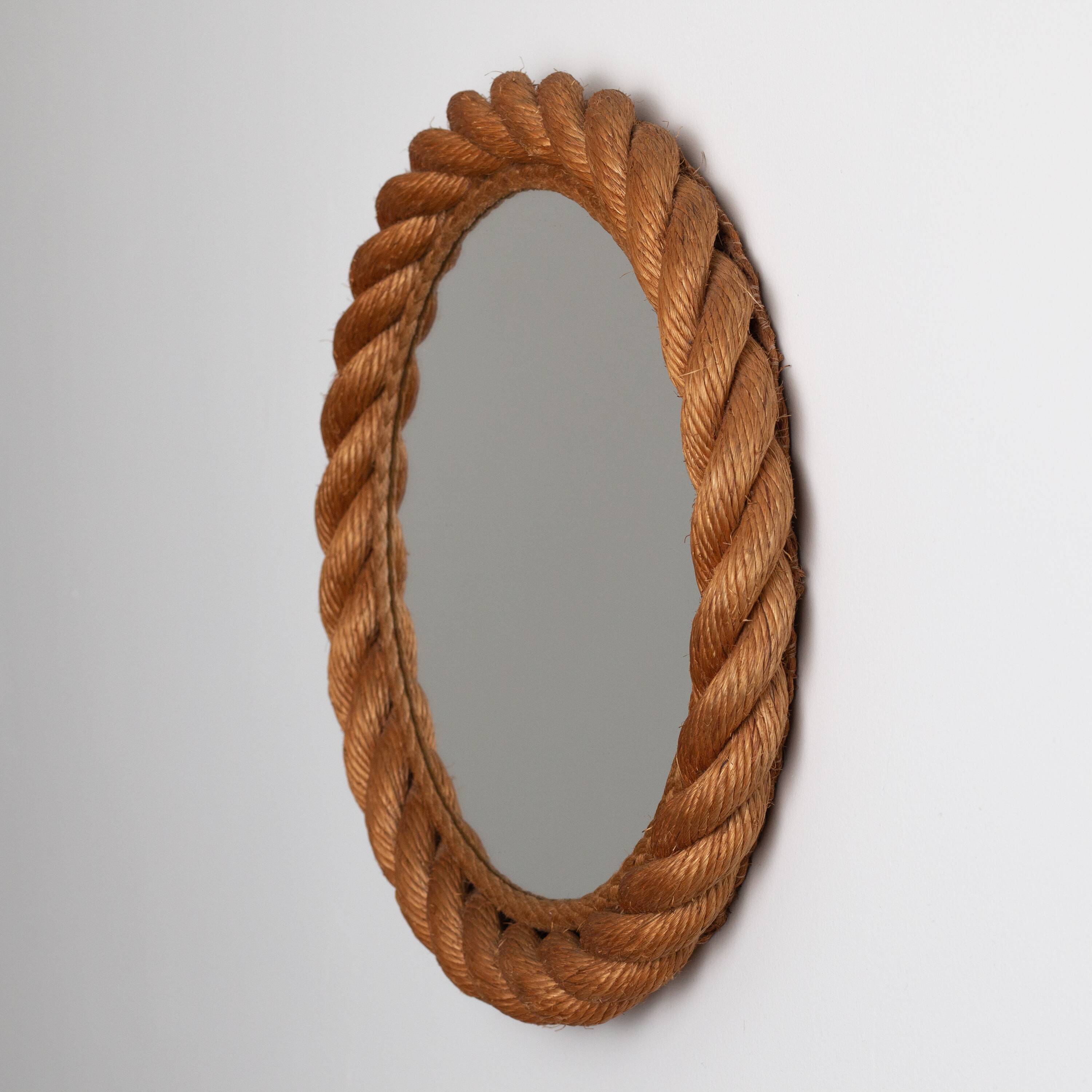 Vintage round mirror 34cm