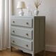 1950s commode enhanced in verdigris.