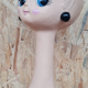 Vintage Twiggy hat head 60s-70s