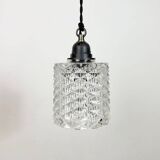 Vintage Cut Glass Ceiling Light, 1970s