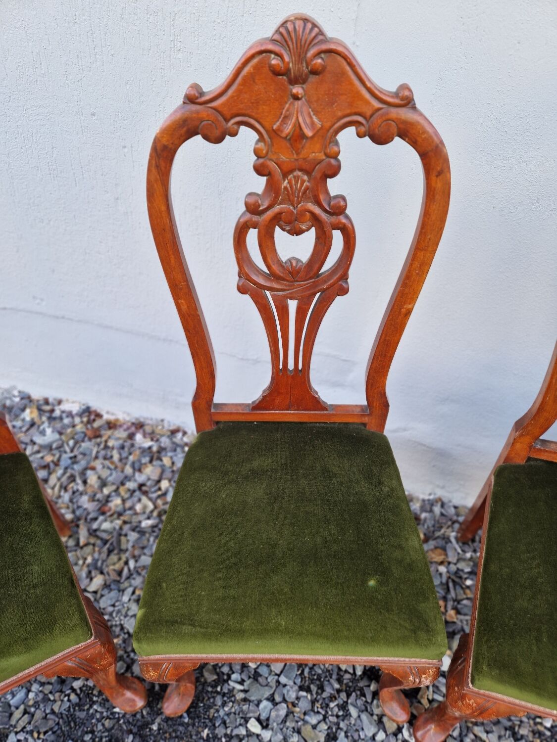 Set of 6 mahogany chairs