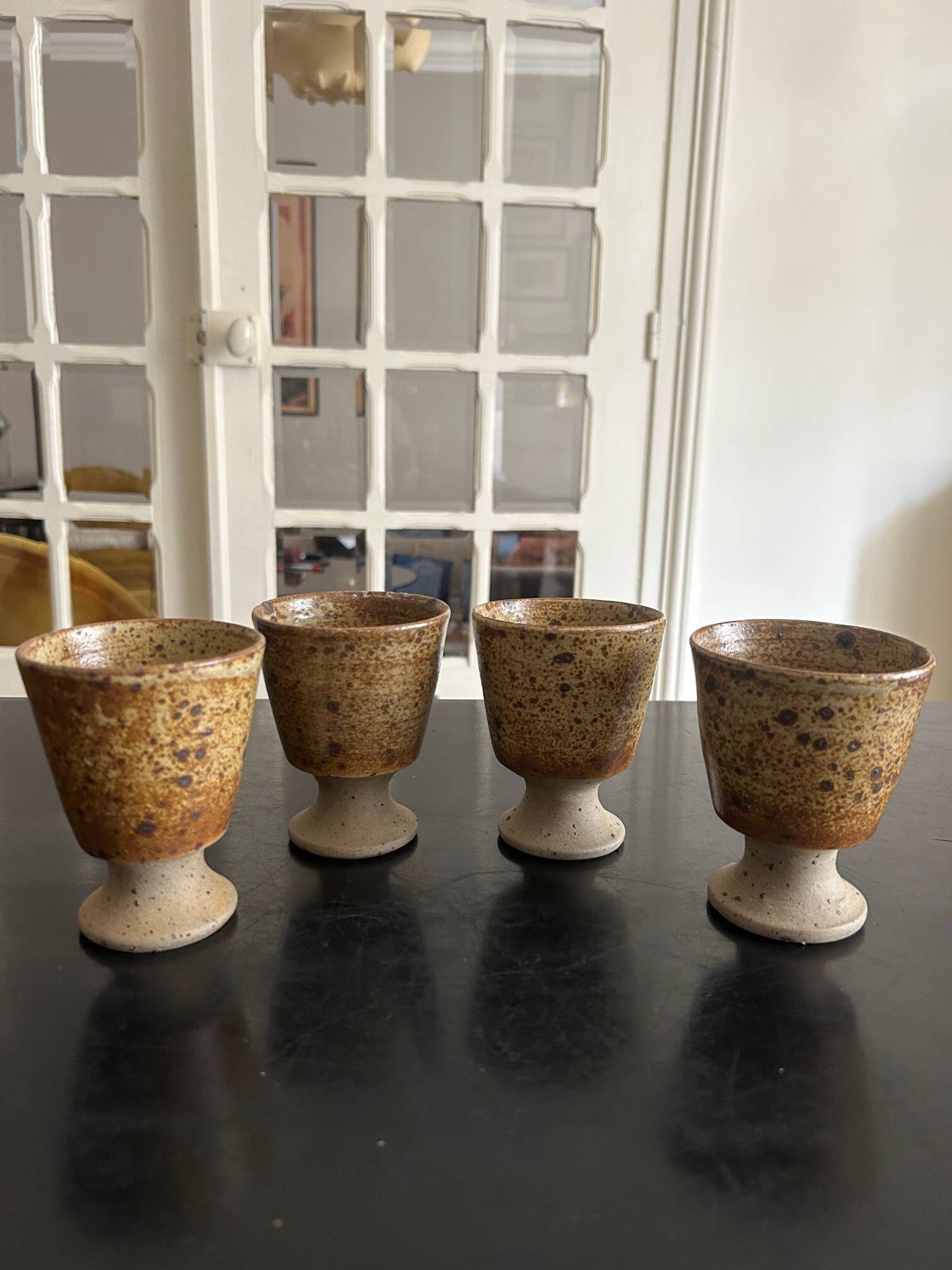 tea or coffee service in stoneware by Charles Gaudry