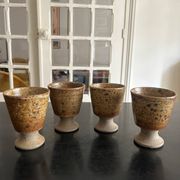 tea or coffee service in stoneware by Charles Gaudry