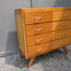 Commode vintage a pieds compas