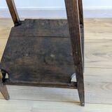 Patinated wooden side table – rustic simplicity