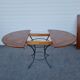 Set of 1 Table and 4 Chairs wrought iron 80s