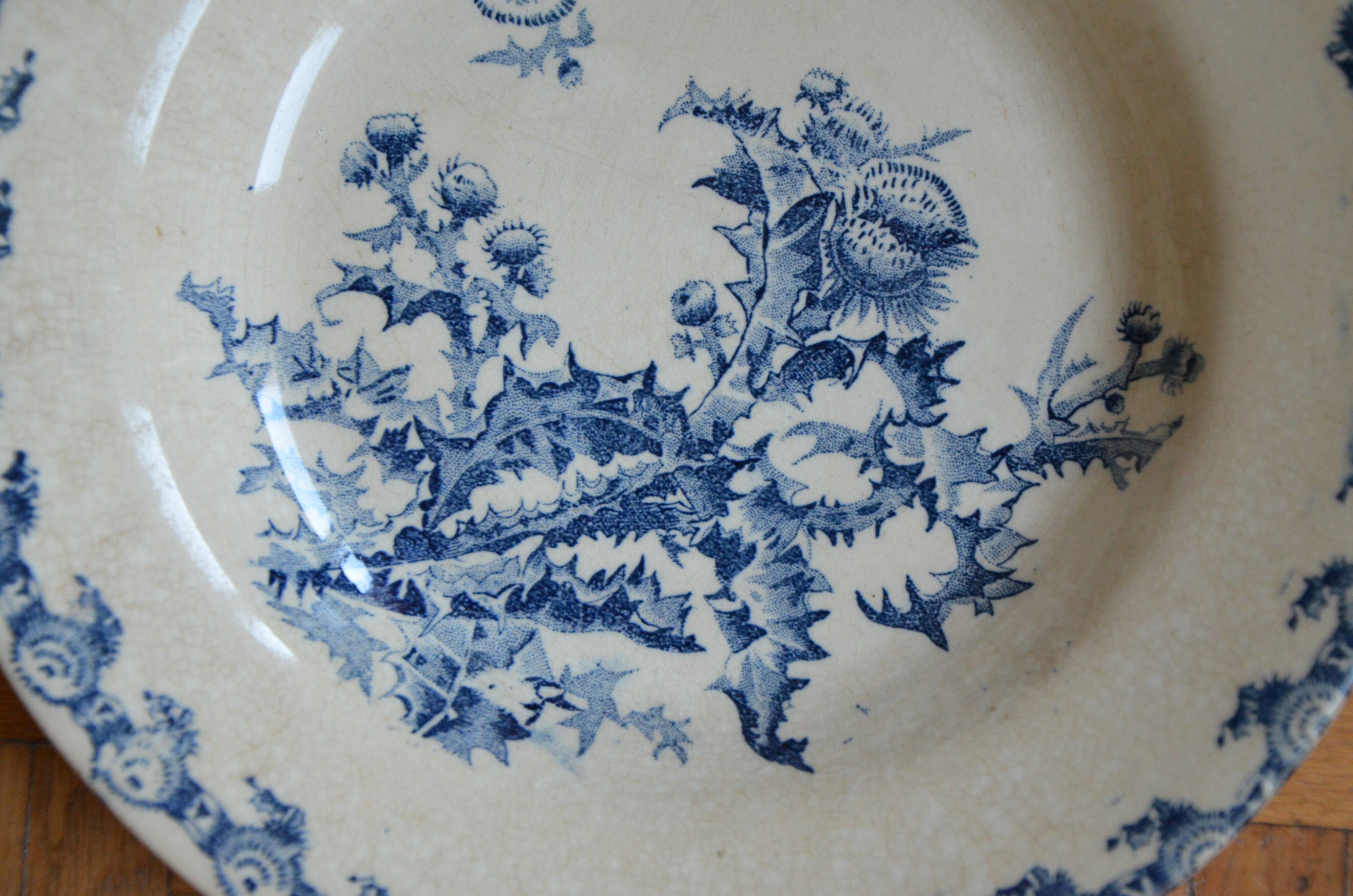 Lot of 3 mismatched old plates