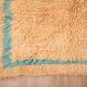 Peach Vintage Moroccan Rug 144 x 270 cm, Berber Wool Rug, Handmade Boho Rug