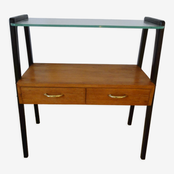 Mid century teak side cabinet or scandinavian bedside table