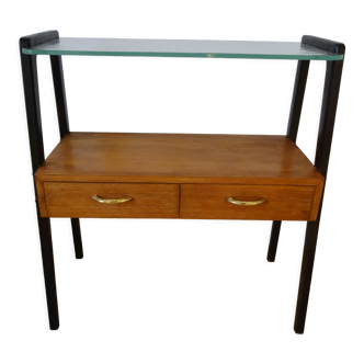 Mid century teak side cabinet or scandinavian bedside table