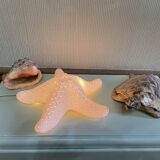 Porcelain wall lamp starfish design