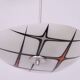 Mid-Century Chandelier in Chromed Steel and Glass, Czech, 1950s