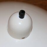 White lacquered metal pendant light 400mm