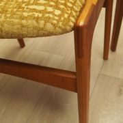 Set of six teak chairs, Danish design, 1970s, production: Denmark