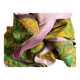 Kantha sari couvre-lit Violet & Vert