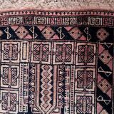 Tapis vintage fait main Baloutche 50x84 cm en laine - 1C1044