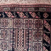 Tapis vintage fait main Baloutche 50x84 cm en laine - 1C1044
