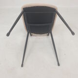 Set of 4 Italian Metal Dining Chairs, 1960's