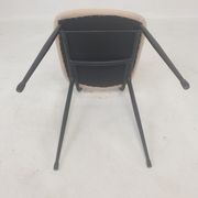 Set of 4 Italian Metal Dining Chairs, 1960's