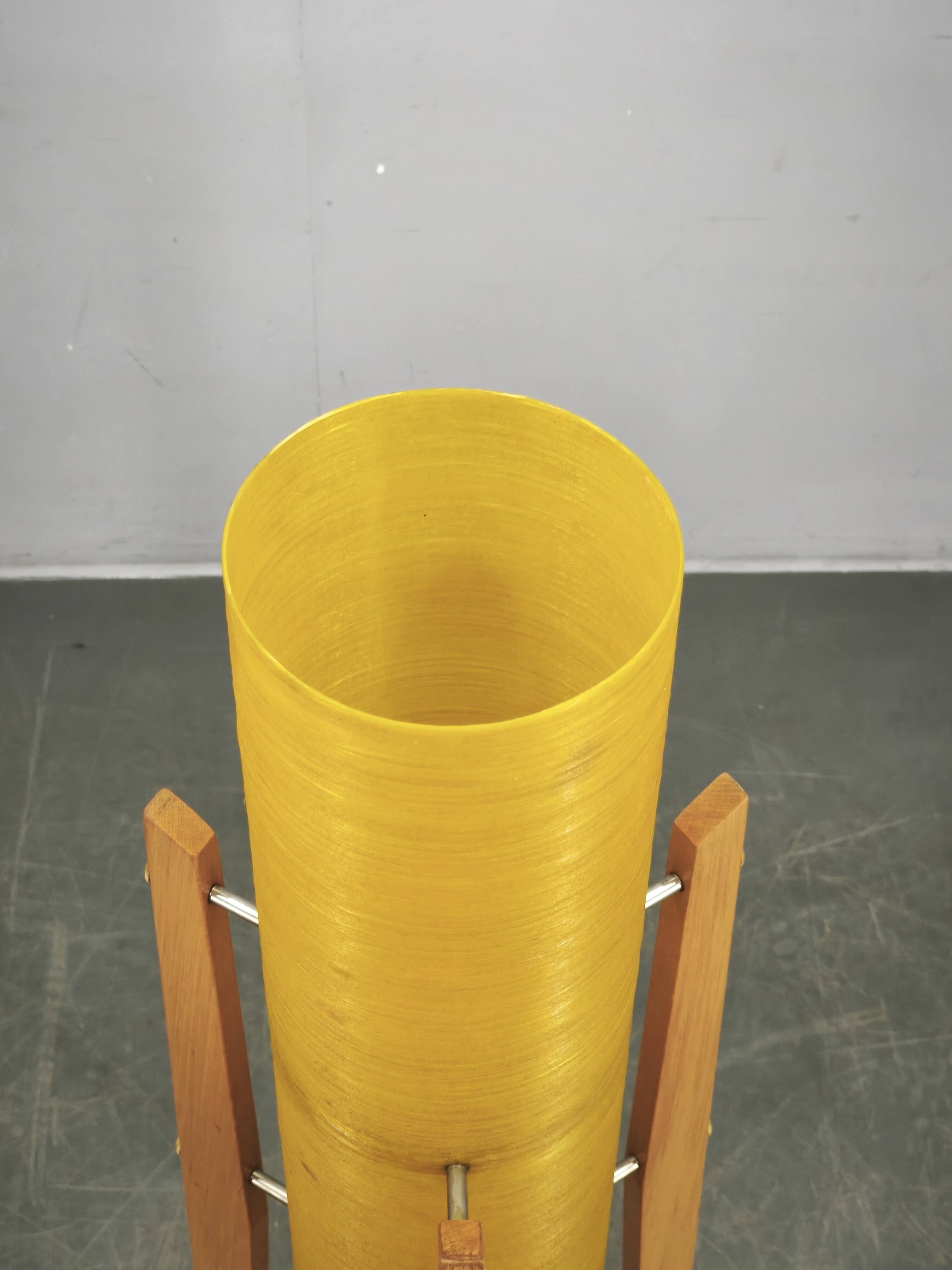 1960s Czechoslovak Space Age Rocket Floor Lamp