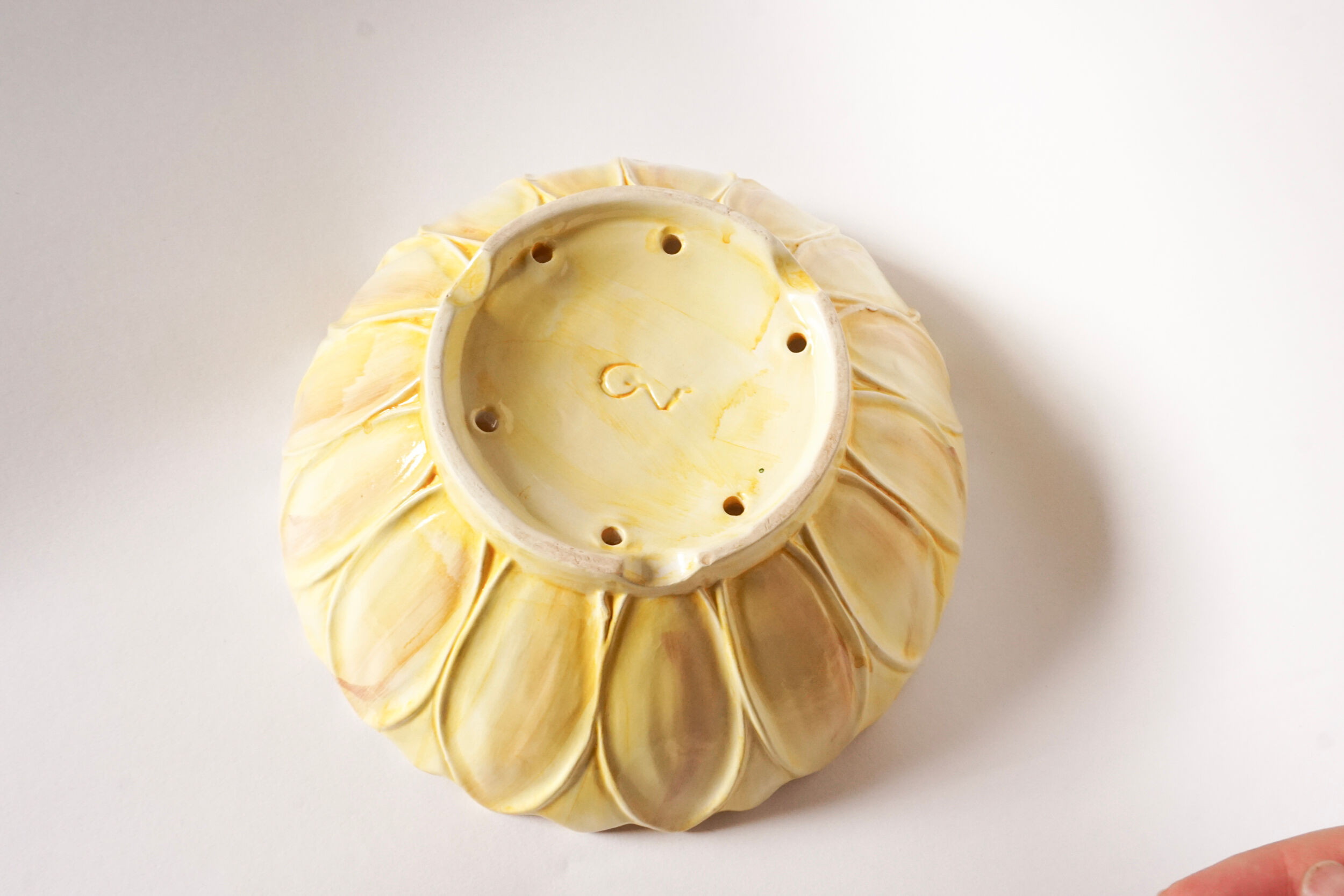 Sunflower flower bowl