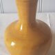 Ochre ceramic vase
