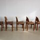 Ensemble de 5 chaises à manger dans le style de Rainer Daumiller