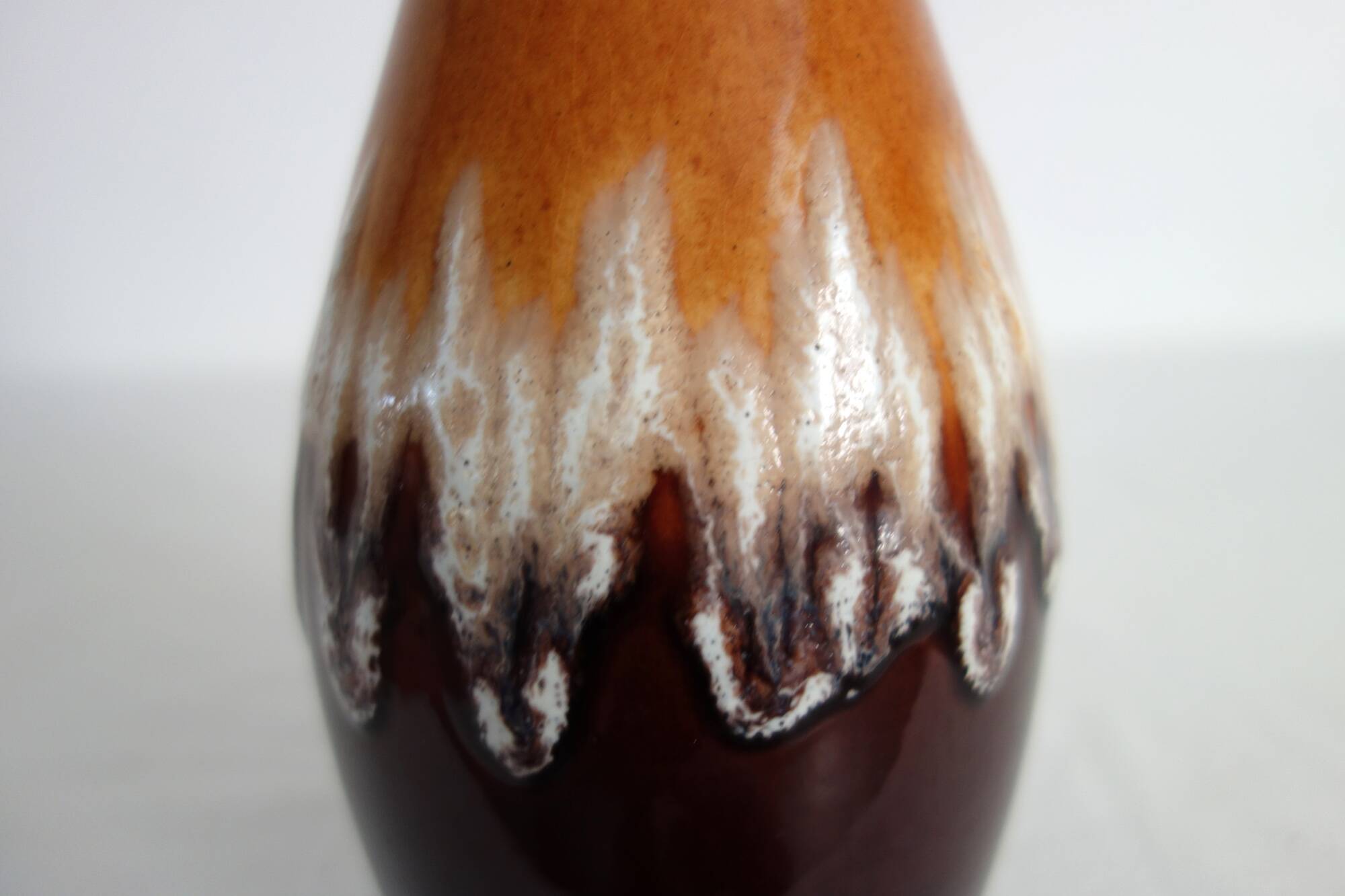 Fat Lava Bay Ceramic Vase, 1960s