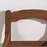 Two oak and rope armchairs, circa 1900